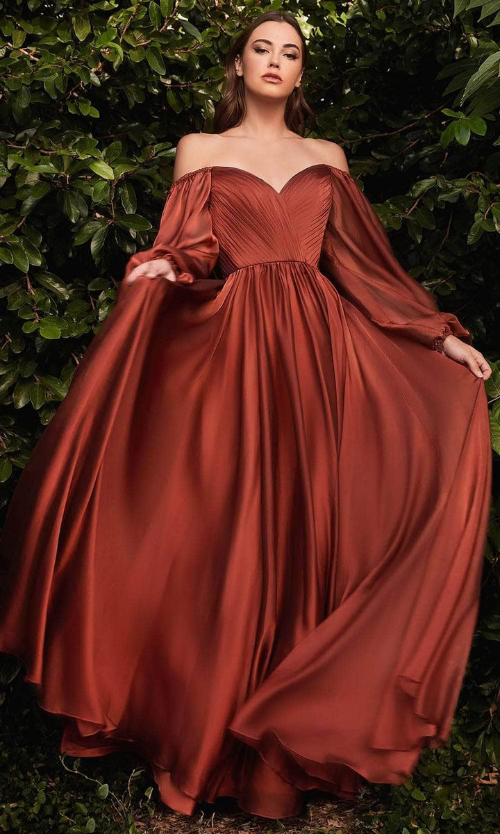 Ladivine - Sweetheart Gown CD243 In Brown