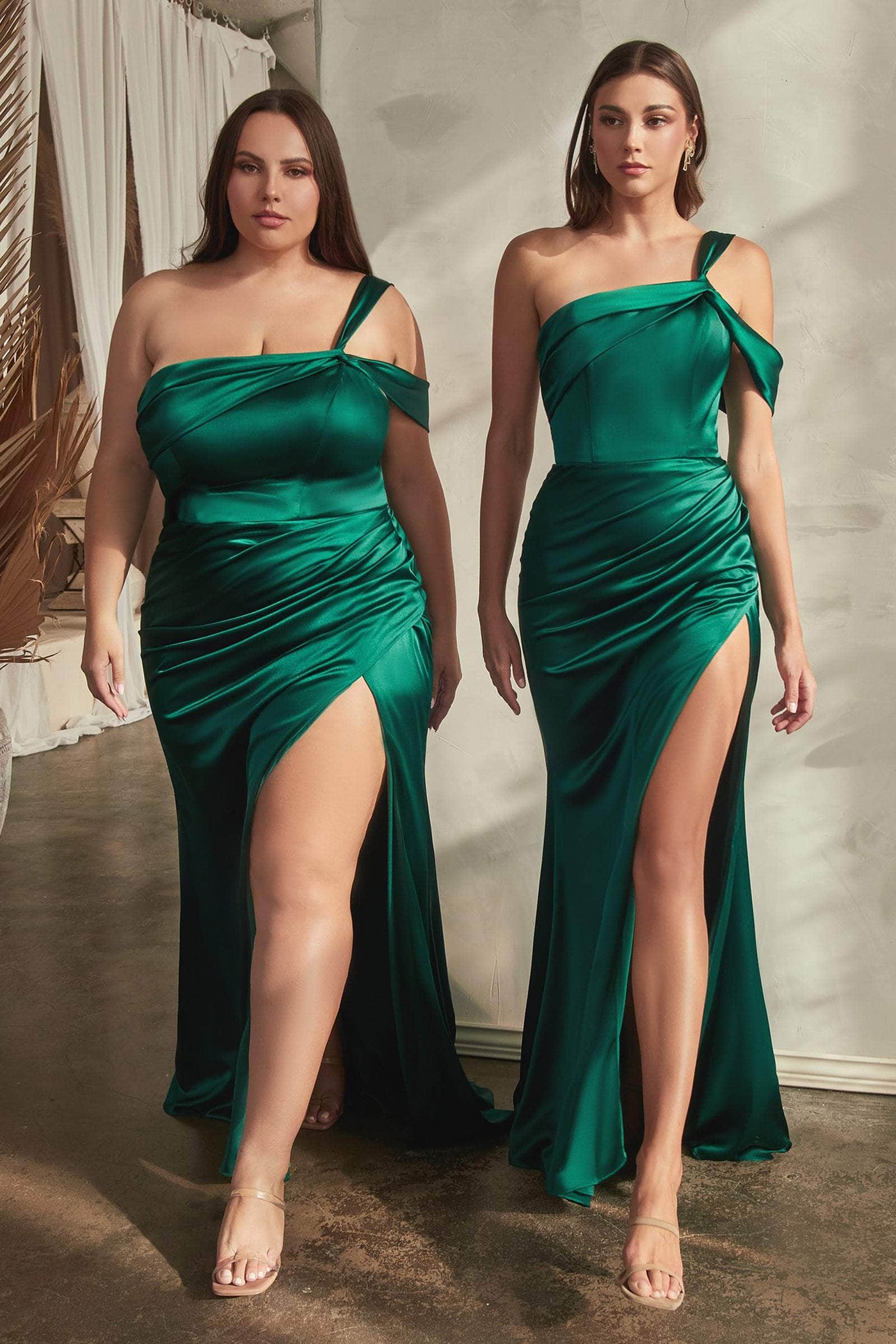 Ladivine CD327C - Sheath Front Knot Evening Dress Special Occasion Dress