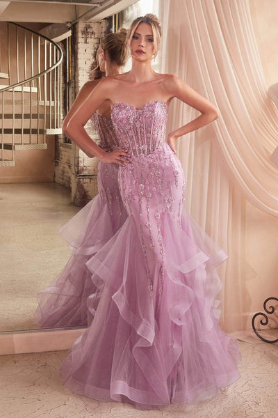 Ladivine CD332 - Illusion Mermaid Evening Dress Special Occasion Dress