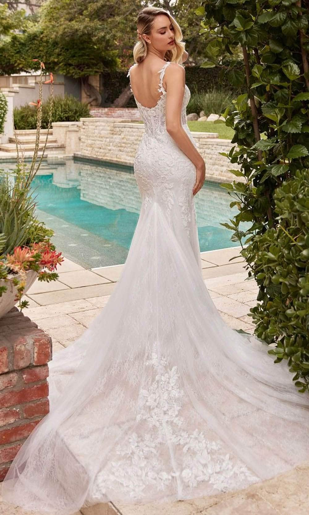 Ladivine CDS432W - Lace Bridal Gown