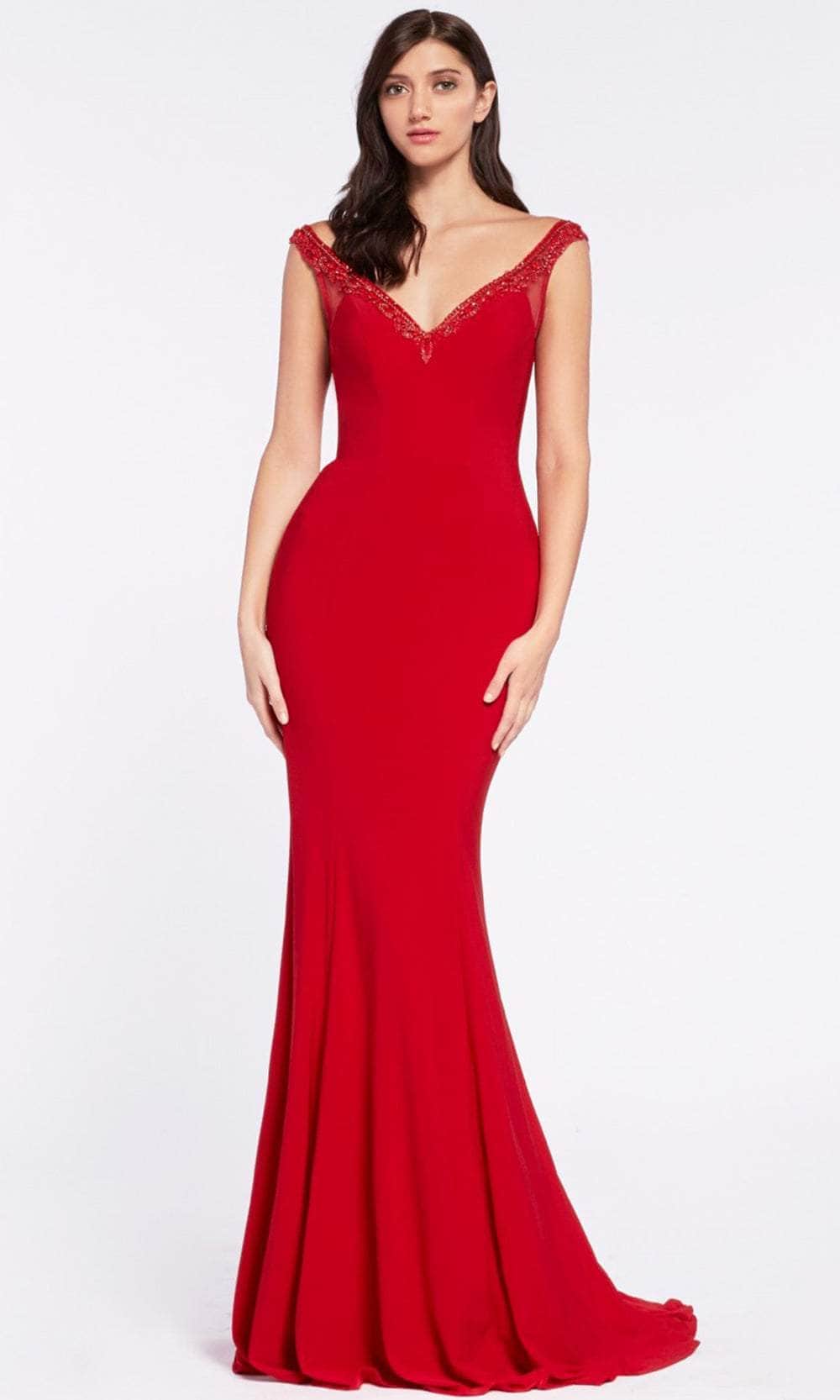 Ladivine RV712 Prom Dresses 6 / Red