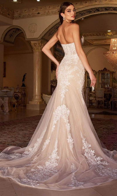 Ladivine WL008 - Lace Embellished Bridal Gown