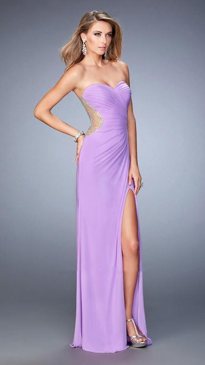 La Femme - Prom Dress 22190 in Purple