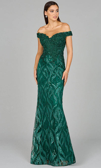 Lara Dresses 29045 - Lace Bodice Evening Dress Special Occasion Dresses 4/ Green