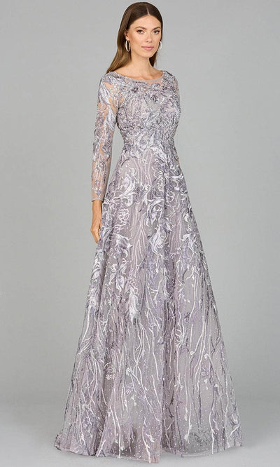 Lara Dresses 29048 - Long Sleeve A-Line Evening Dress Special Occasion Dresses 4/ Multi