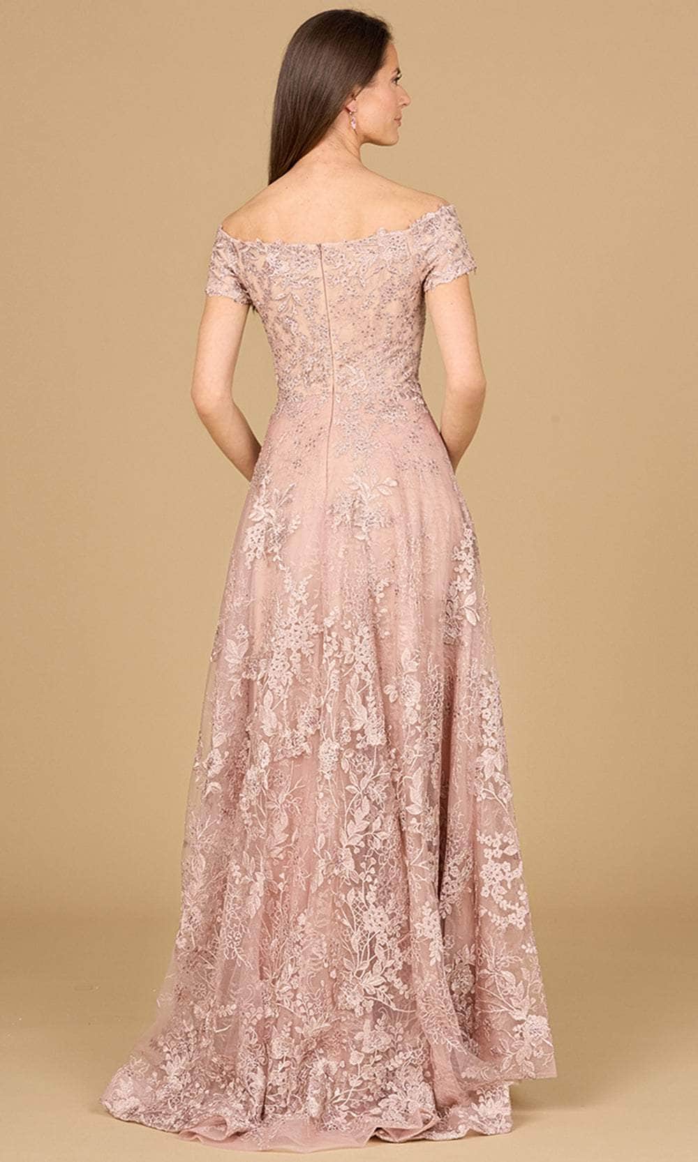 Lara Dresses 29122 - Lace Detail Evening Gown