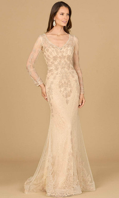 Lara Dresses 29128 - Mermaid Gown 0 /  Champagne