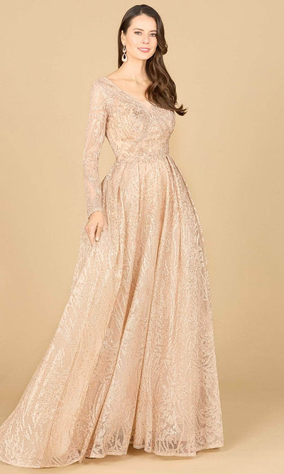 Lara Dresses 29142 - A-Line Gown 0 /  Champagne