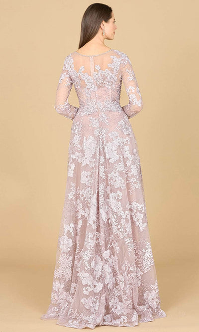 Lara Dresses 29148 - Long Sleeve Lace Evening Gown