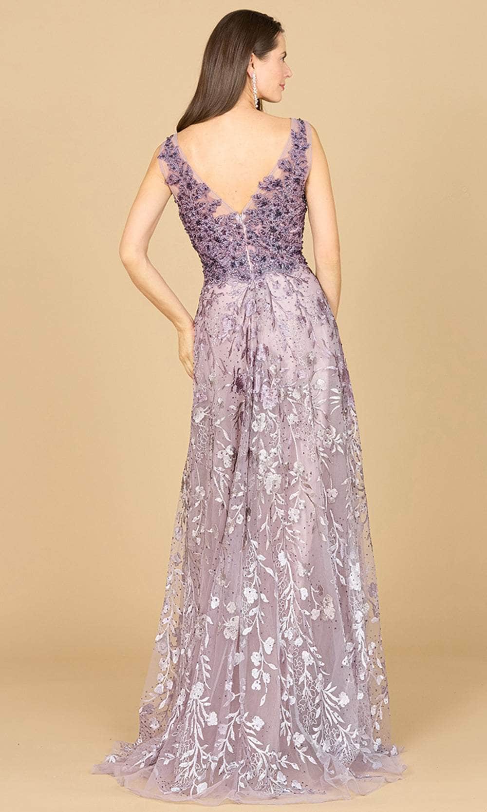 Lara Dresses 29155 - Ombre Embroidered Evening Gown