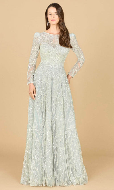 Lara Dresses 29159 - Beaded Gown 0 /  Frost