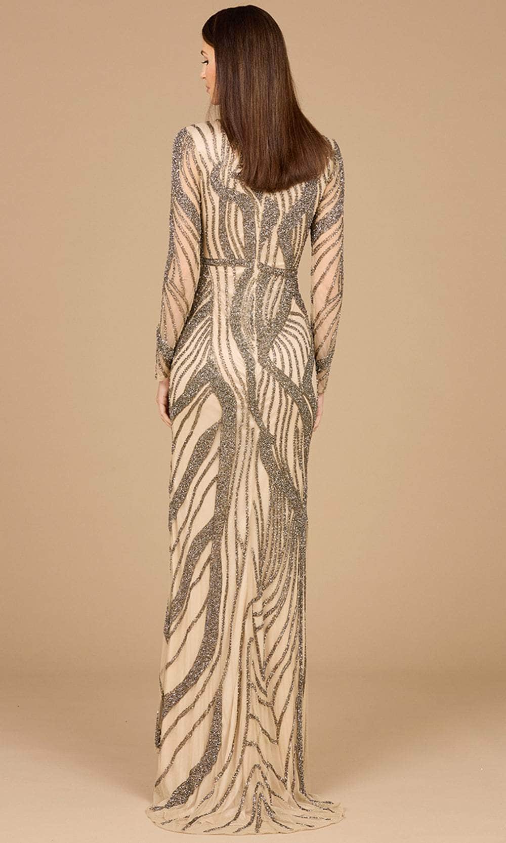 Lara Dresses 29165 - Cascading Beads Evening Gown Lara Dresses 29165 - Cascading Beads Evening Gown