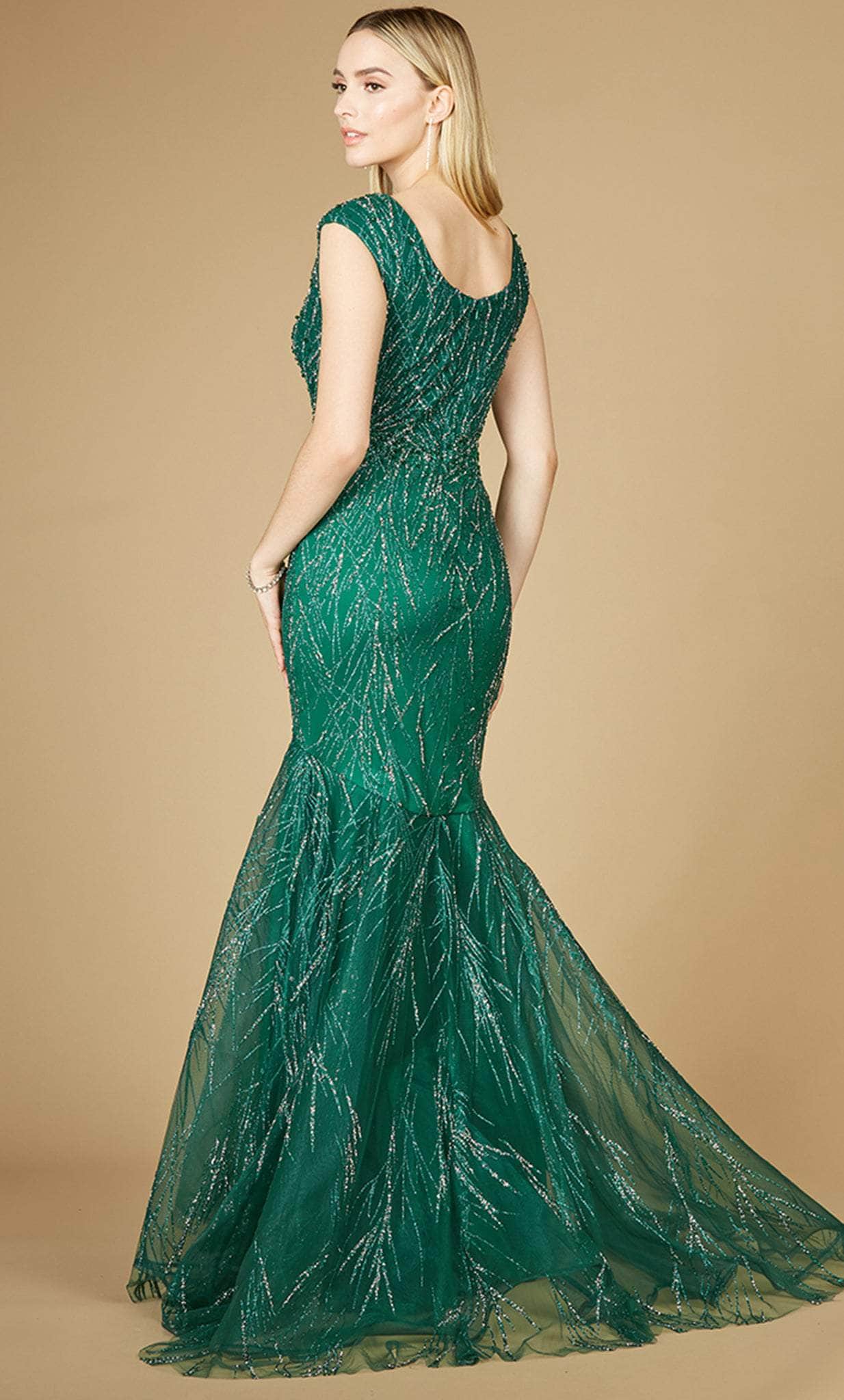 Lara Dresses 29233 - Queen Anne Neck Mermaid Gown Special Occasion Dress