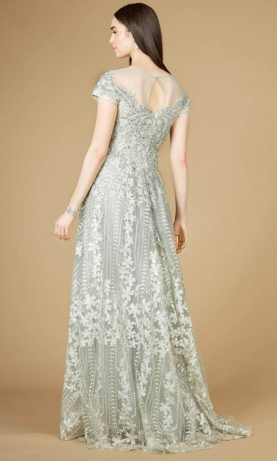 Lara Dresses 29235 - Floral Embellished Formal Gown Special Occasion Dress