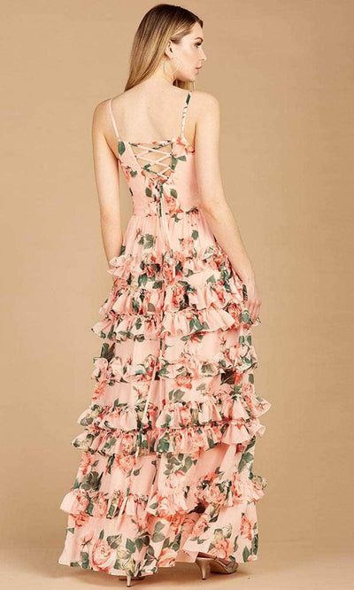 Lara Dresses 29242 - Sweetheart Floral Printed Dress Special Occasion Dress
