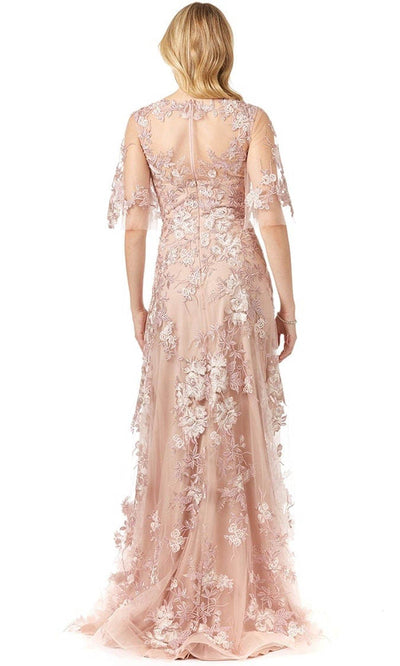 Lara Dresses 29325 - Elbow-Length Circular Flounce Sleeve A Line Gown Special Occasion Dress