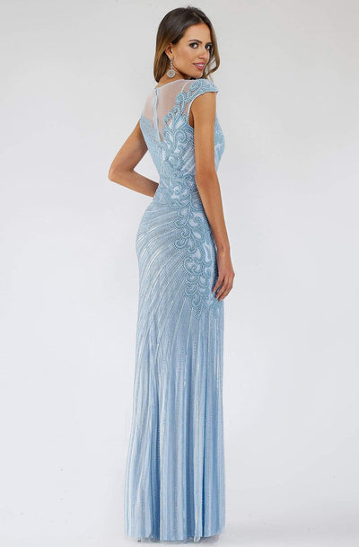 Lara Dresses - 29605 Illusion Neckline Fully Embellished Sheath Gown Mother of the Bride Dresses