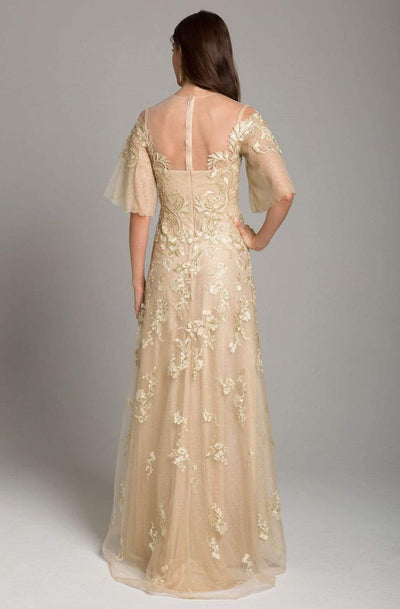 Lara Dresses - 29854 Applique Jewel Neck Tulle A-line Dress Special Occasion Dress
