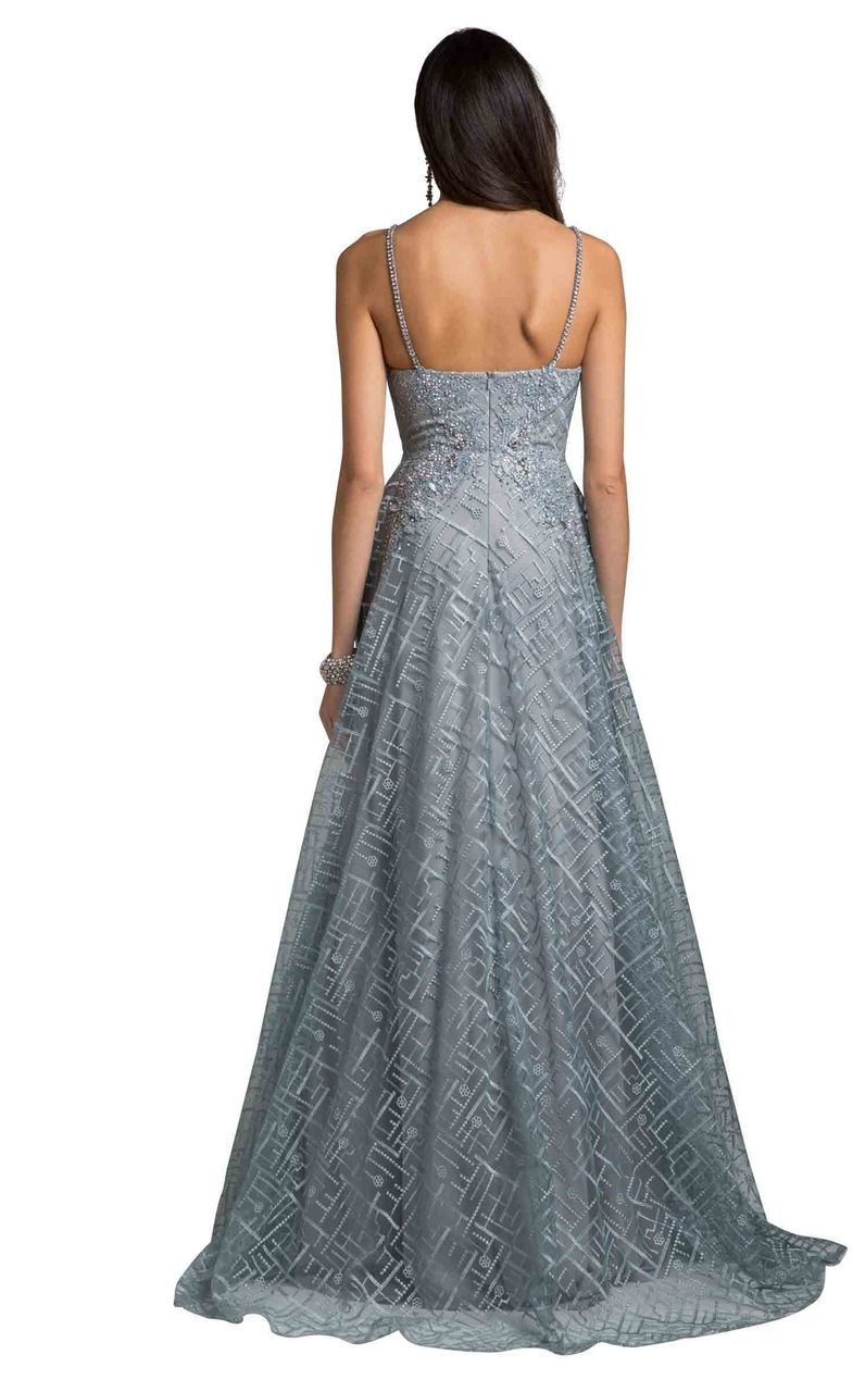 Lara Dresses - 29925 Beaded Plunging A-Line Evening Dress Special Occasion Dress