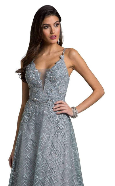 Lara Dresses - 29925 Beaded Plunging A-Line Evening Dress Special Occasion Dress