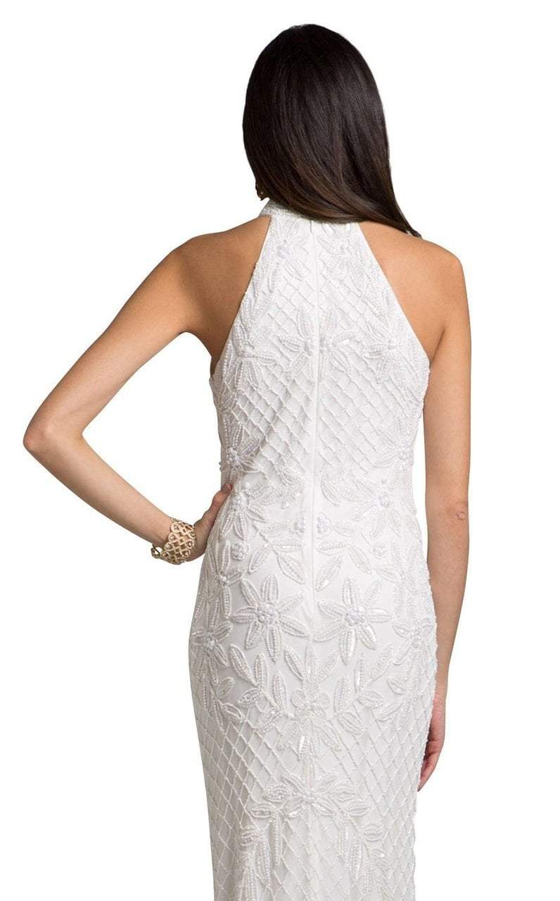 Lara Dresses - 51003 Embellished High Halter Sheath Dress Special Occasion Dress