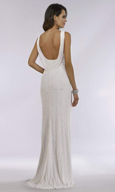 Lara Dresses - 51049 V Neck Sleeveless Sheath Dress Evening Dresses