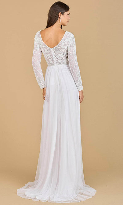 Lara Dresses 51067 - Long Sleeved Bridal Dress Special Occasion Dress
