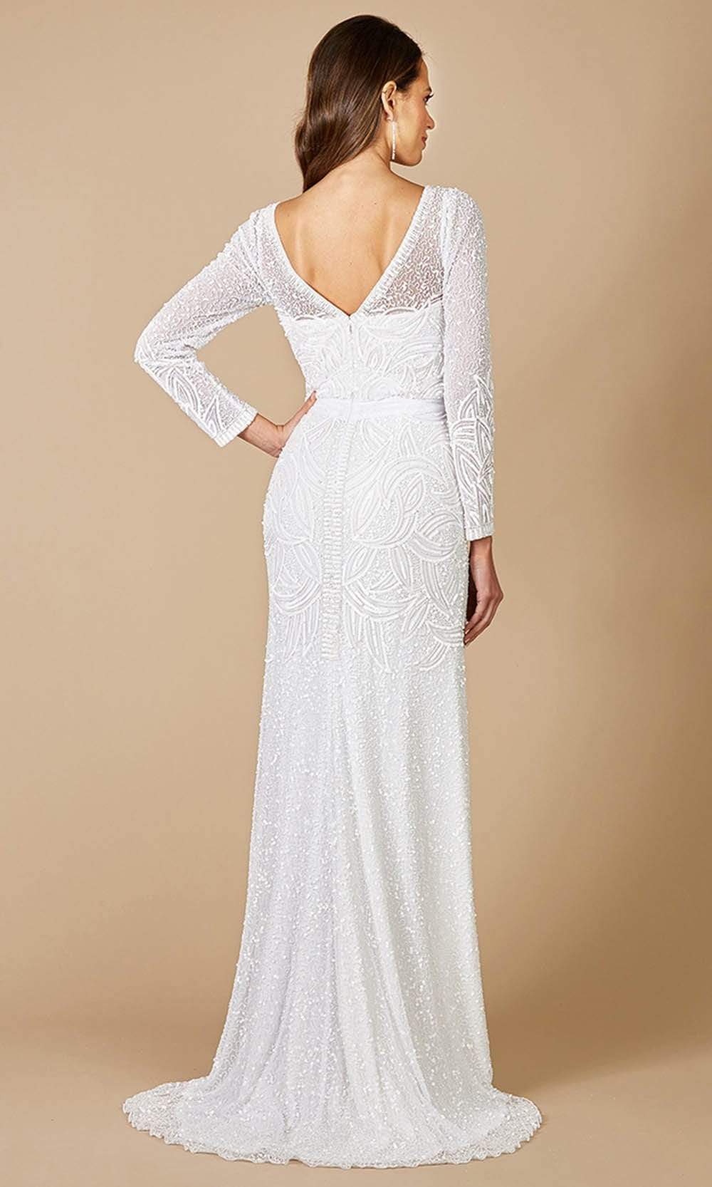 Lara Dresses - 51069 Embellished Lace Sheath Bridal Gown Bridal Dresses