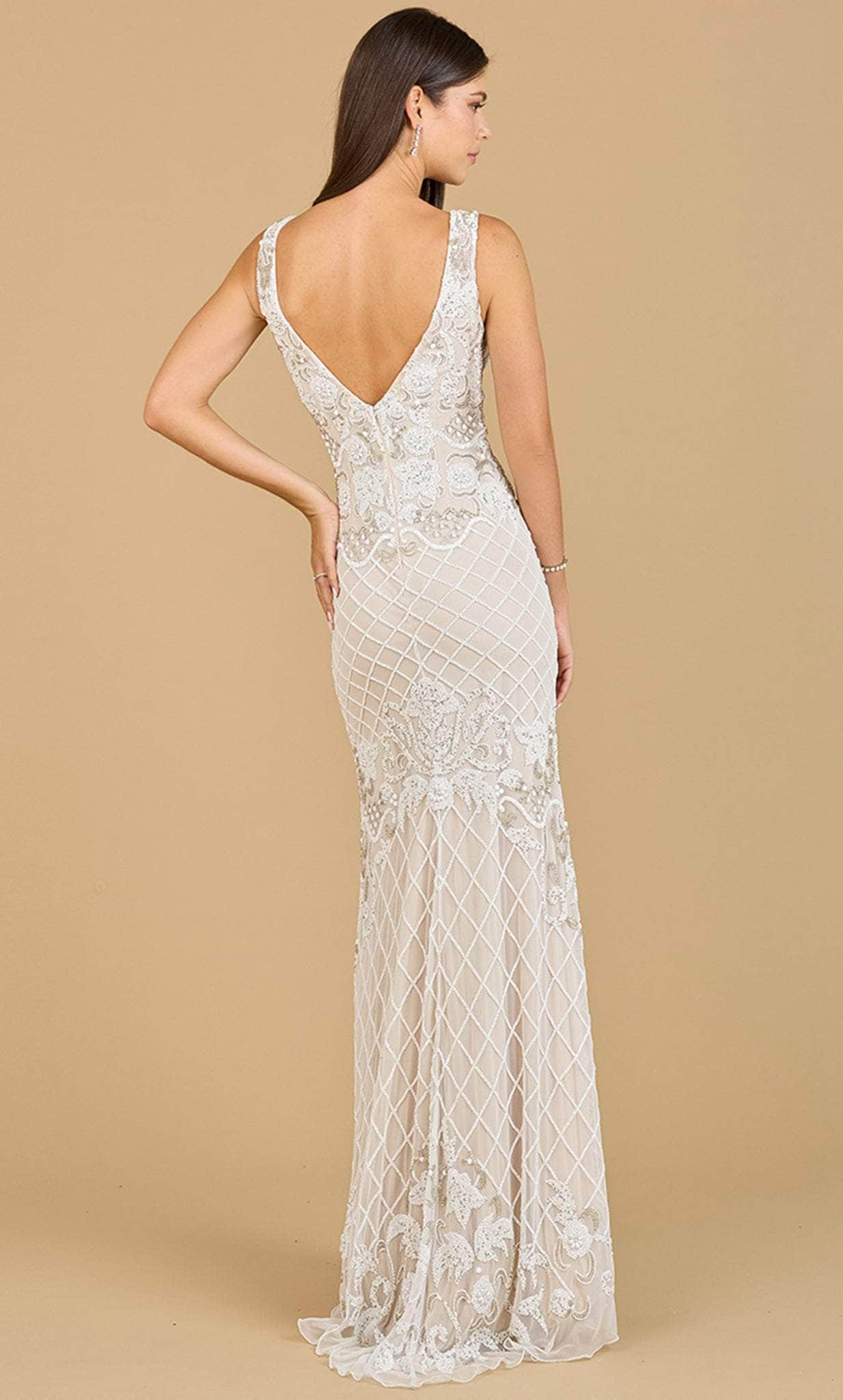 Lara Dresses 51136 - Queen Anne Neckline Bridal Gown Special Occasion Dress