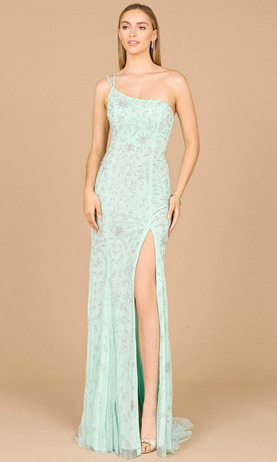 Lara Dresses 9938 - Asymmetrical Beaded Evening Dress Special Occasion Dresses 0/ Mint