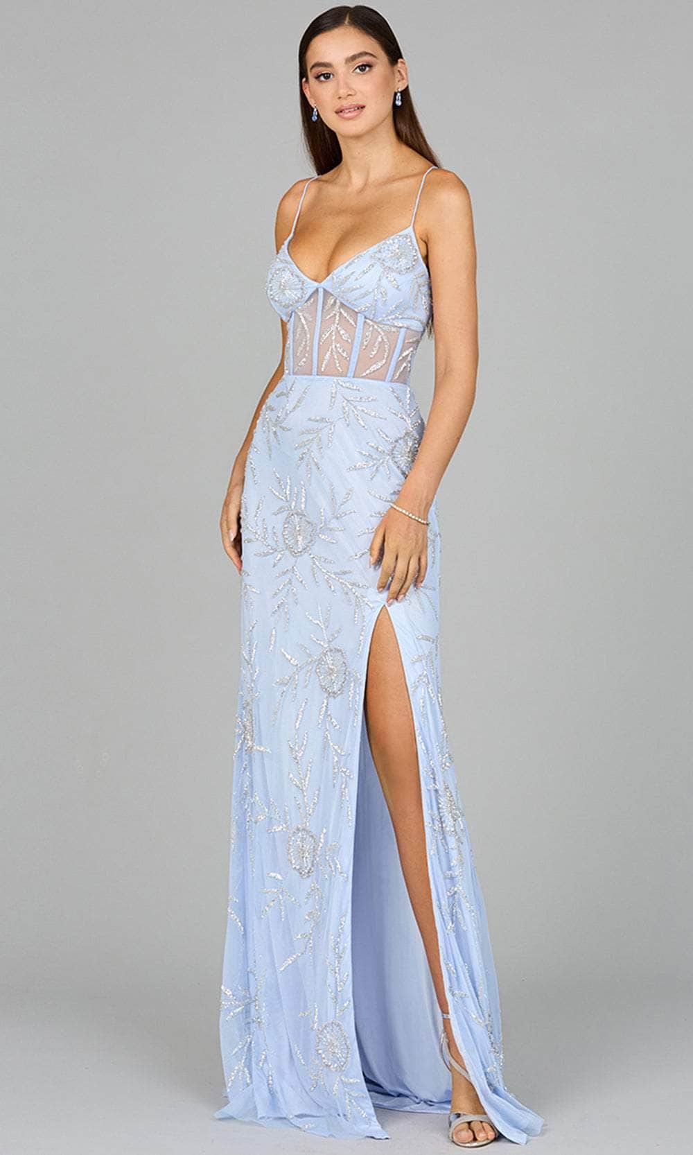 Lara Dresses 9951 - Spaghetti Strap Corset Evening Dress Special Occasion Dresses 