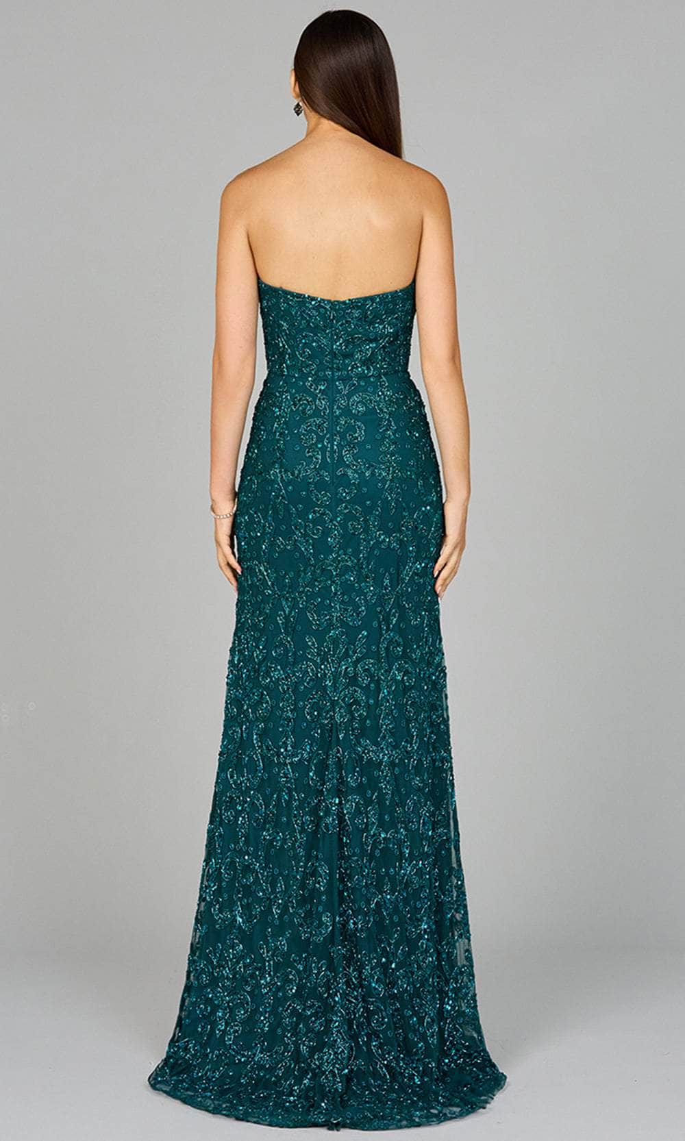 Lara Dresses 9952 - Strapless Beaded Evening Dress Special Occasion Dresses 