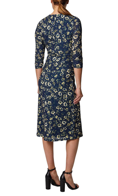 Laundry HU05D38 - Tea Length Floral Printed Dress Cocktail Dresses