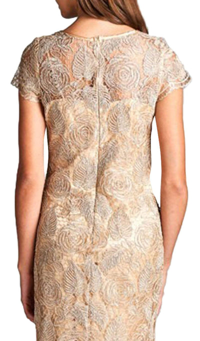 Leaf Lace Overlay Cocktail Dress Mother of the Bride Dresses