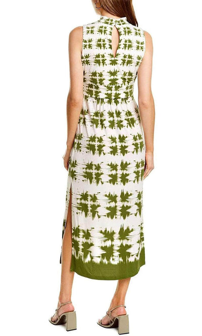 London Times T5694M - Printed Sleeveless Long Dress Evening Dresses
