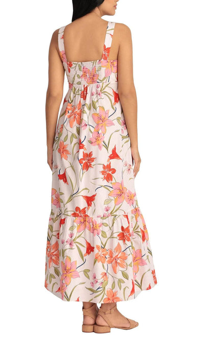 London Times T5728M - Sleeveless Empire Floral Printed Dress Cocktail Dresses