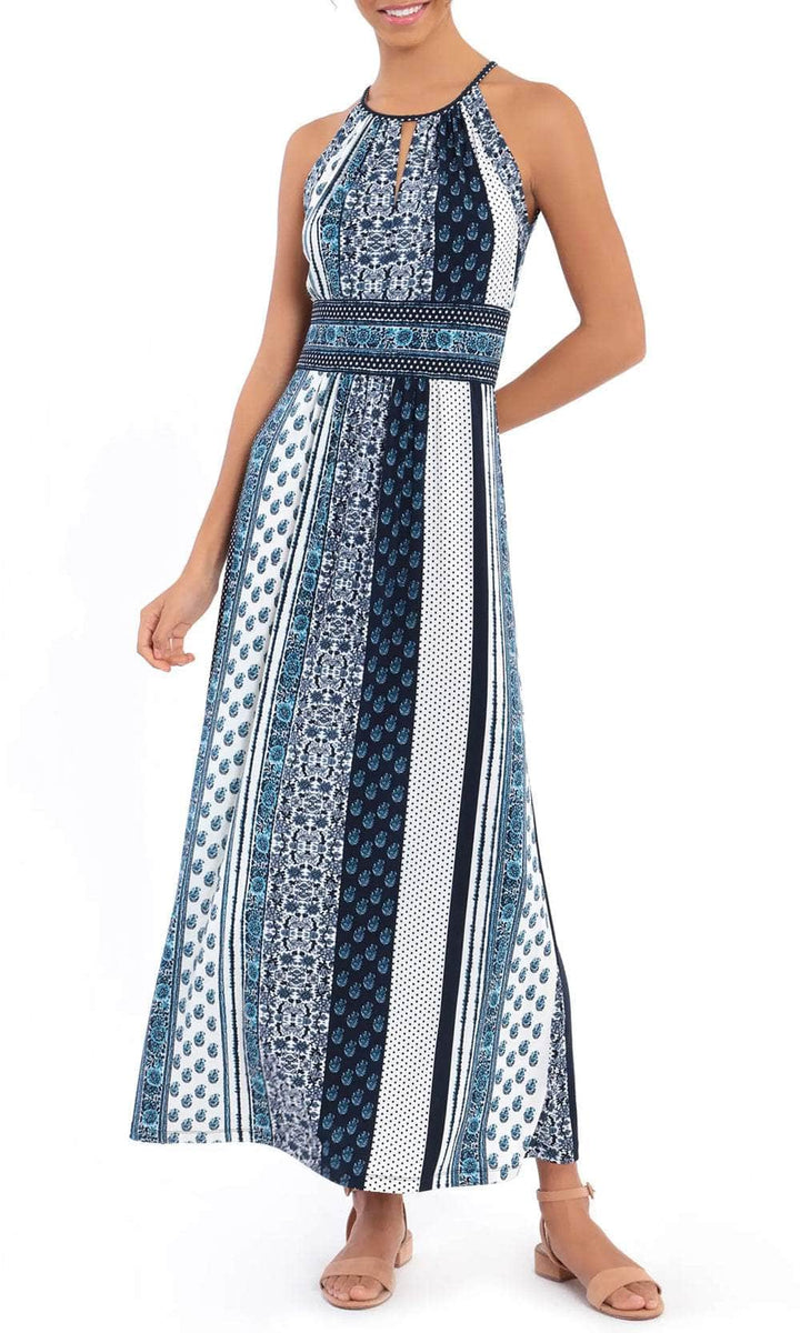 chinese dress ladies London Times T6345M - Long Matte Jersey Sheath Dress