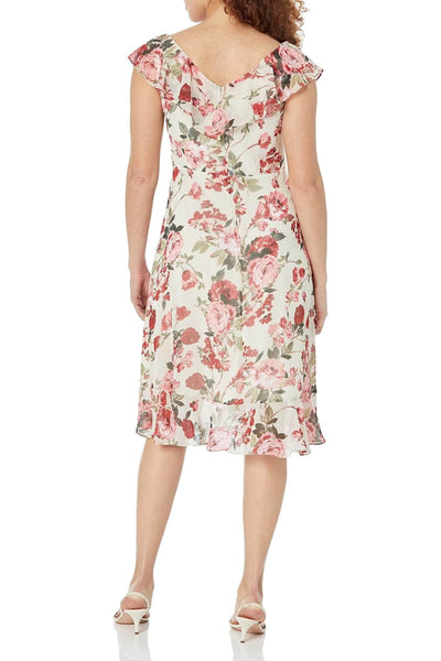 London Times T6739M - Floral Sleeveless Cocktail Dress Special Occasion Dresses