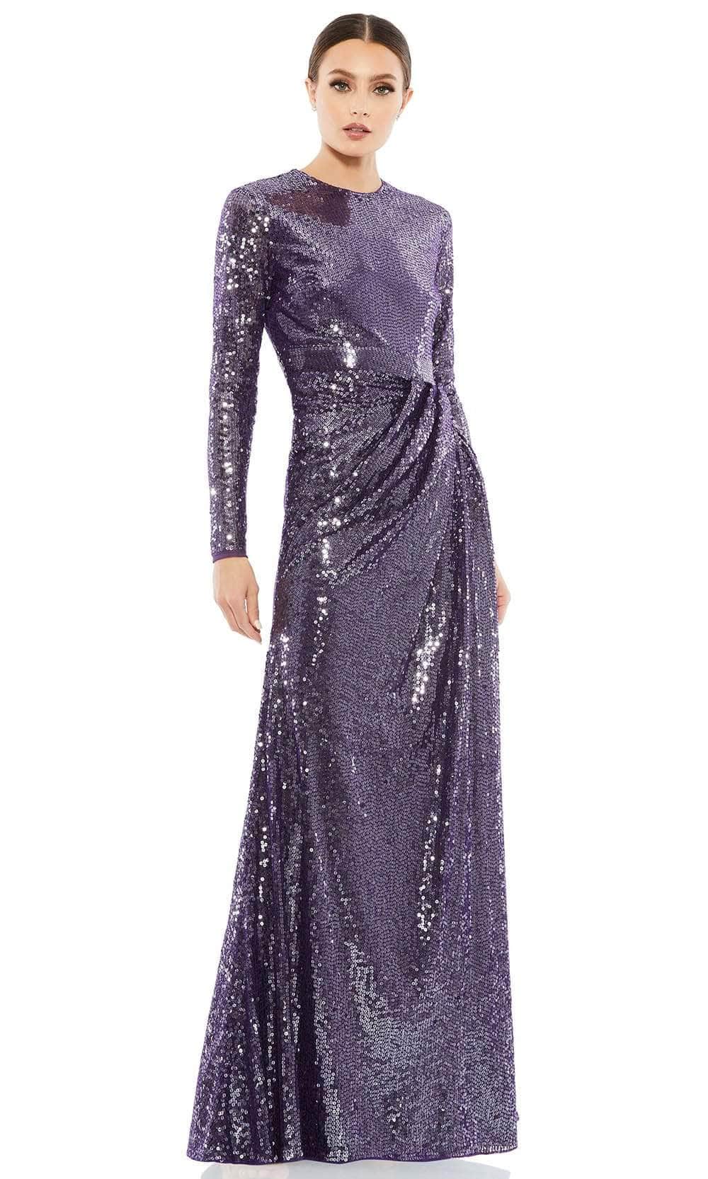Mac Duggal 10824 - Sequined Evening Gown | ADASA Evening Dresses