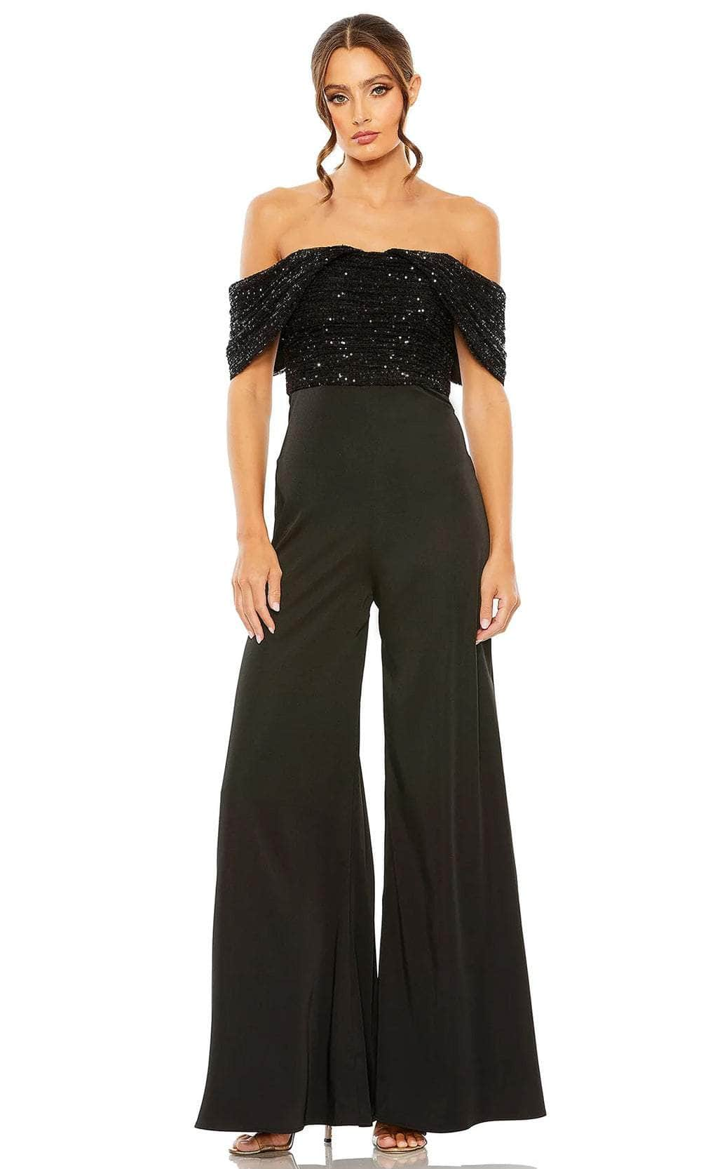 Mac Duggal 11667 - Sequin Ruched Jumpsuit Formal Pantsuit