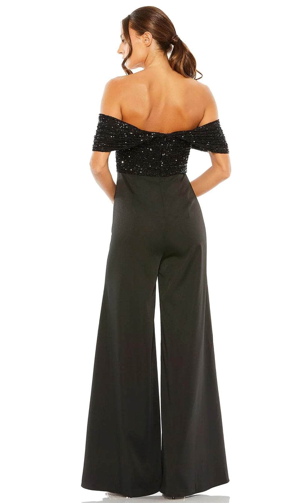 Mac Duggal 11667 - Sequin Ruched Jumpsuit Formal Pantsuit