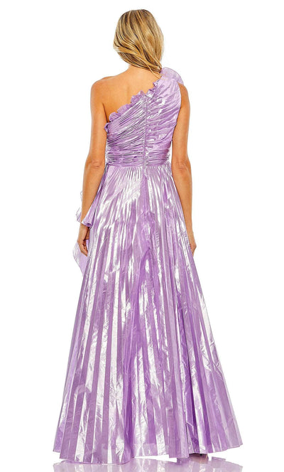 Mac Duggal 11696 - Pleated Charmeuse One Shoulder Gown Ball Gowns