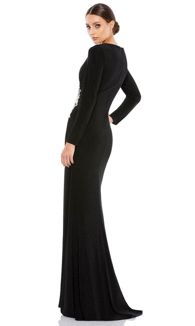 Mac Duggal 12453 - V-Neck High Slit Evening Dress Special Occasion Dresses