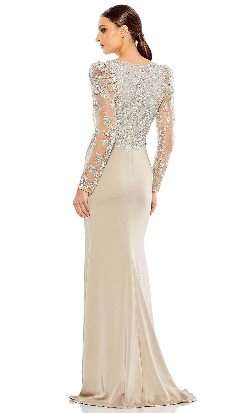 Mac Duggal 20346 - Sheer Embroidered Evening Dress Evening Dresses