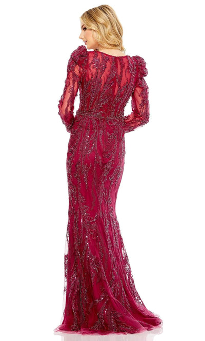 Mac Duggal 20349 - Long Sleeve Beaded Evening Gown Evening Dresses