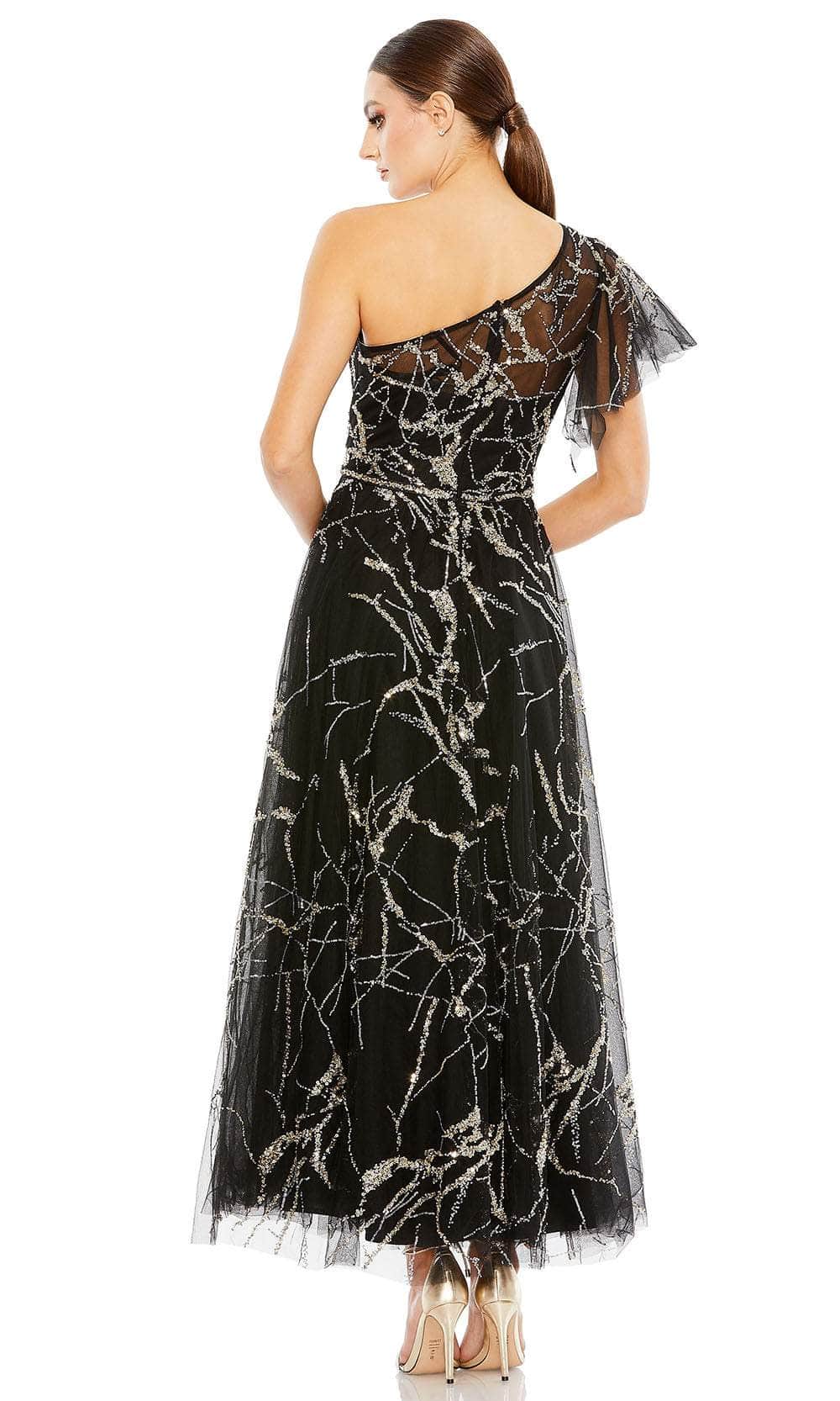 Mac Duggal 20427 - Short Sleeve Glitter Evening Dress Evening Dresses