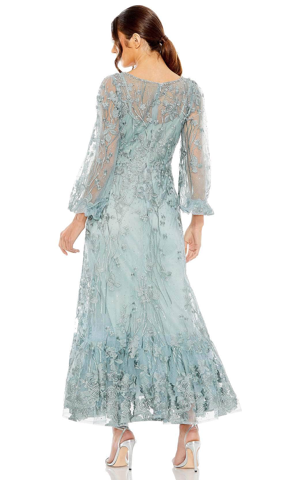 Mac Duggal 20512 - Sleeve Embroidered Dress