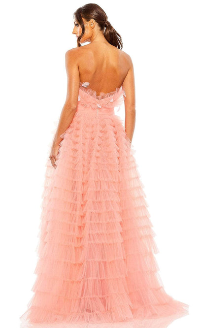 Mac Duggal 20530 - Strapless Ruffle Prom Gown Special Occasion Dress