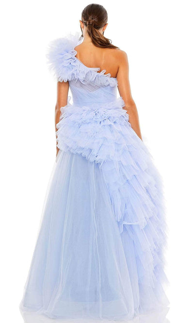 Mac Duggal 20534 - Ruffled Tulle Prom Gown Special Occasion Dress