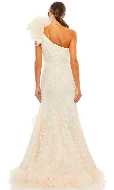 Mac Duggal 20548 - Ruffle Detailed One Sleeve Prom Dress Wedding Dresses
